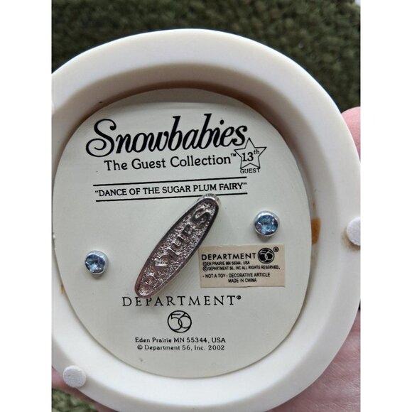 Department 56 Snowbabies Dance Of The Sugar Plum Fairy Figurine Guest Collection - Picture 4 of 6